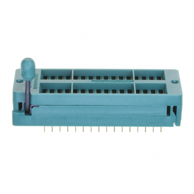 CONN IC DIP SOCKET ZIF 32POS GLD