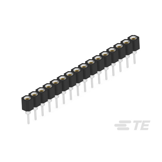 CONN SOCKET SIP 16POS GOLD