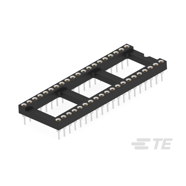 DIP IC SOCKET 40P,GOLD FLASH