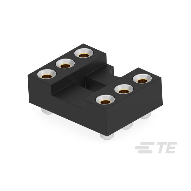 DIP IC SOCKET 6P,GOLD FLASH-SMD