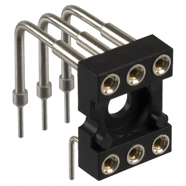CONN IC DIP SOCKET 6POS GOLD