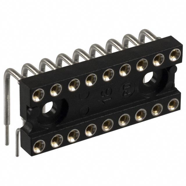 CONN IC DIP SOCKET 18POS GOLD