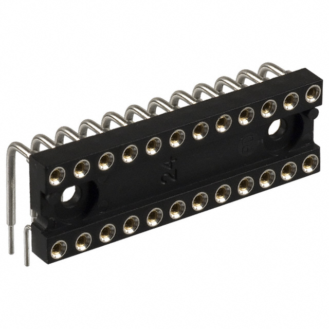 CONN IC DIP SOCKET 24POS GOLD