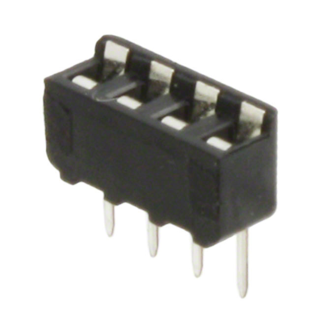 CONN SOCKET SIP 4POS TIN