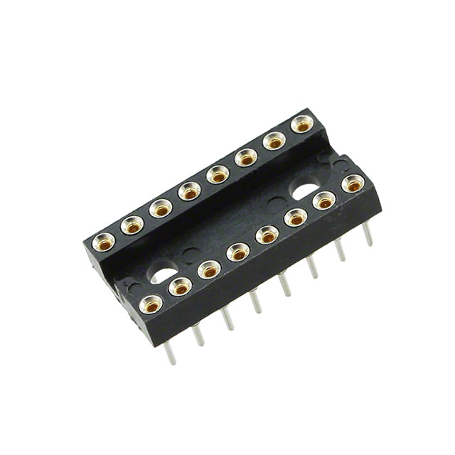CONN IC DIP SOCKET 16POS GOLD