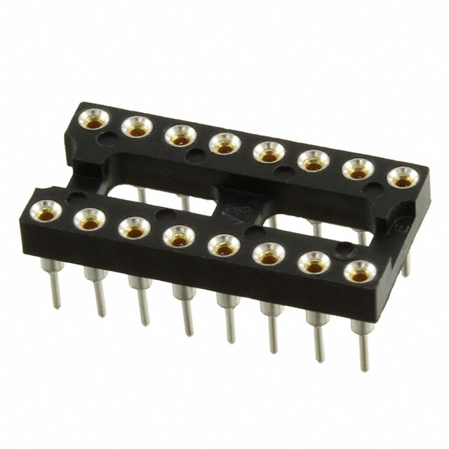 CONN IC DIP SOCKET 16POS GOLD