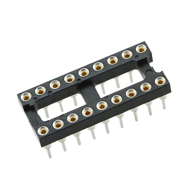 CONN IC DIP SOCKET 18POS GOLD