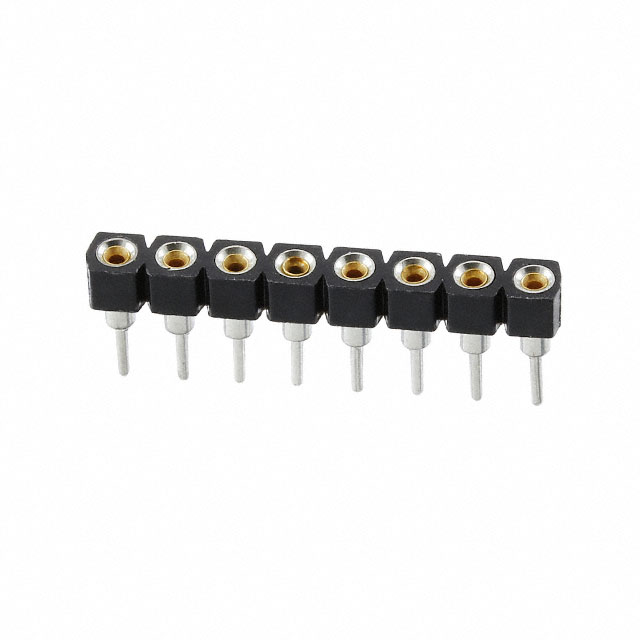 CONN IC SIP SOCKET 8POS GOLD