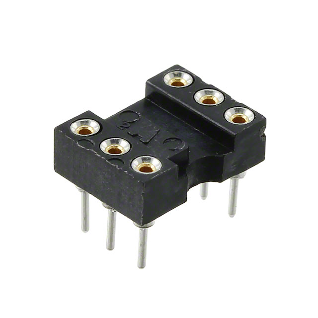 CONN IC DIP SOCKET 6POS GOLD