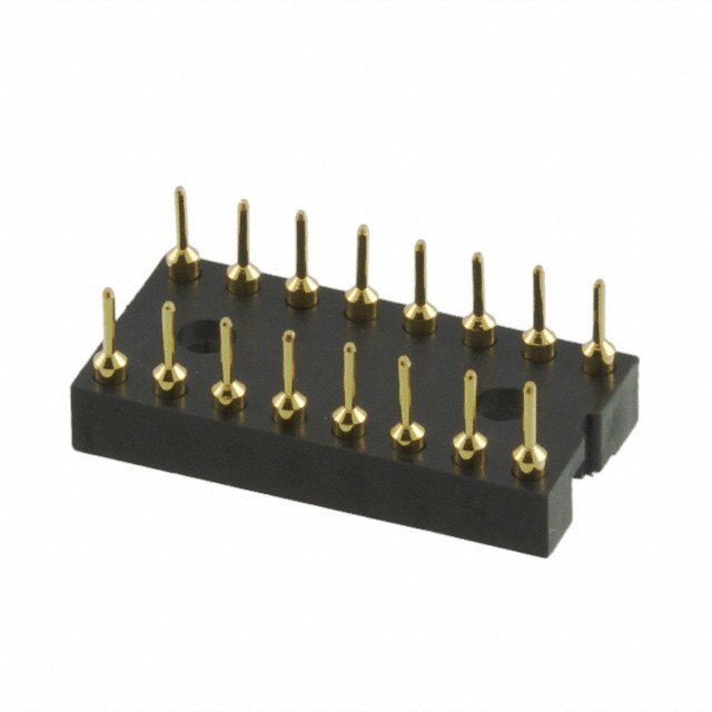 CONN IC DIP SOCKET 16POS GOLD