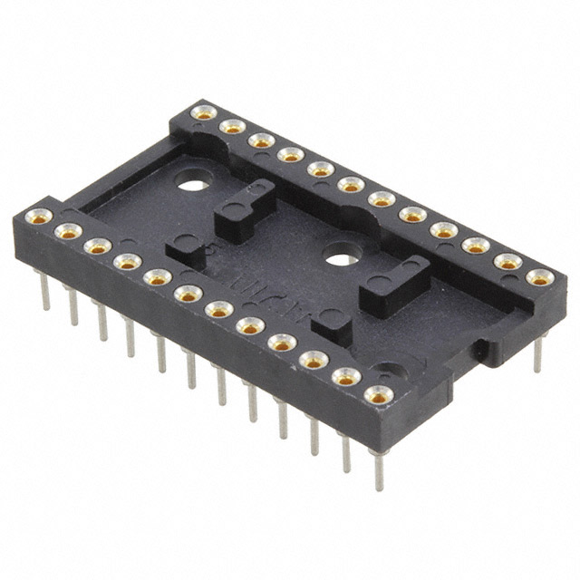 CONN IC DIP SOCKET 24POS GOLD