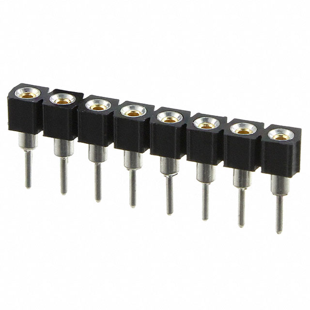 CONN SOCKET SIP 8POS GOLD