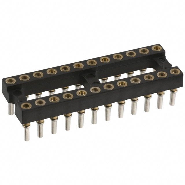 CONN IC DIP SOCKET 24POS GOLD