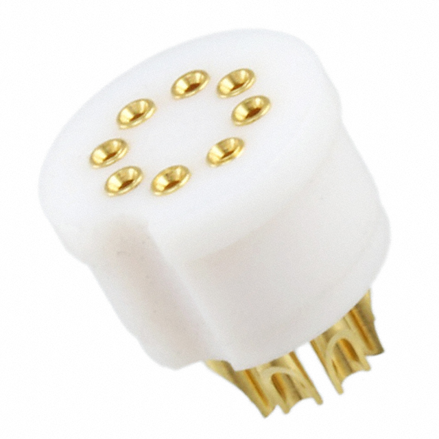 CONN TRANSIST TO-5 8POS GOLD