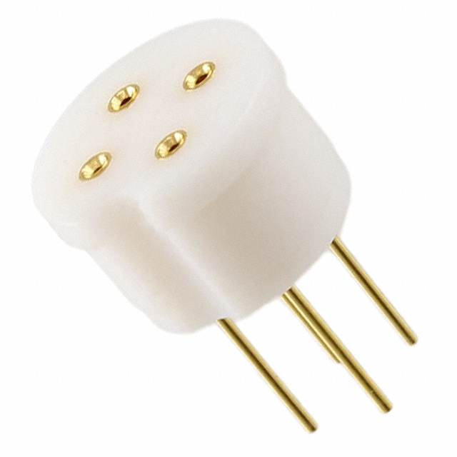 CONN TRANSIST TO-5 4POS GOLD