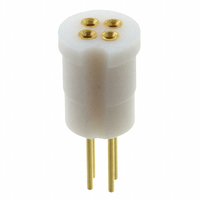 CONN TRANSIST TO-5 4POS GOLD