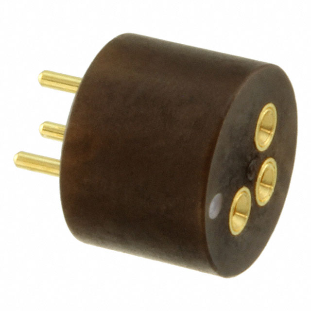 CONN TRANSIST TO-5 3POS GOLD