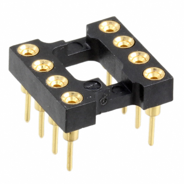 CONN IC DIP SOCKET 8POS GOLD