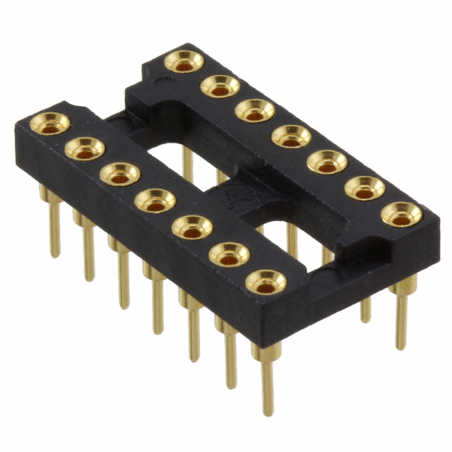 CONN IC DIP SOCKET 14POS GOLD
