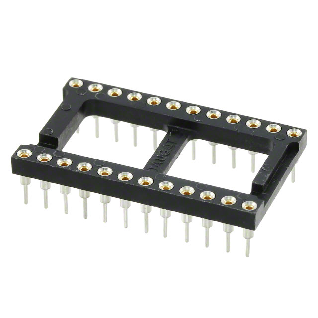 CONN IC DIP SOCKET 24POS GOLD