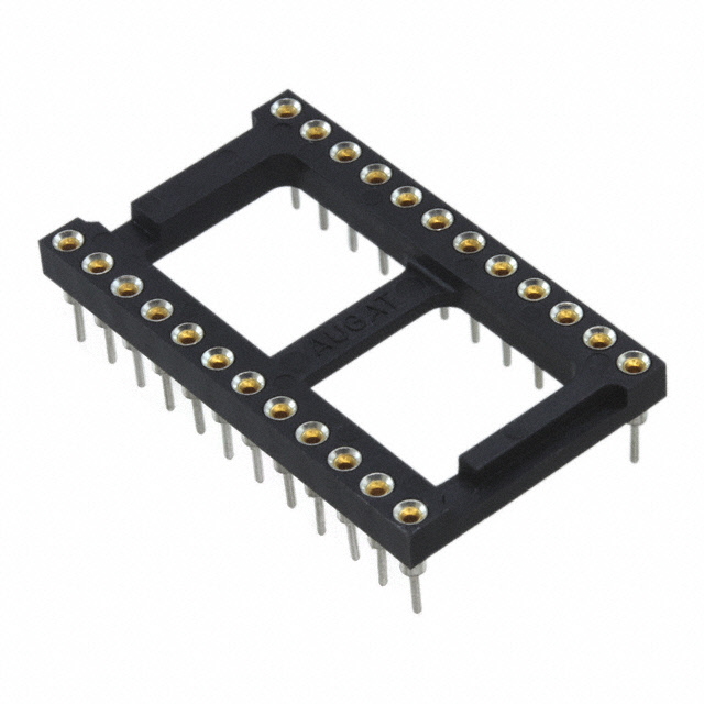 CONN IC DIP SOCKET 24POS GOLD