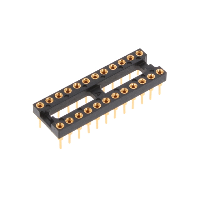 CONN IC DIP SOCKET 24POS GOLD