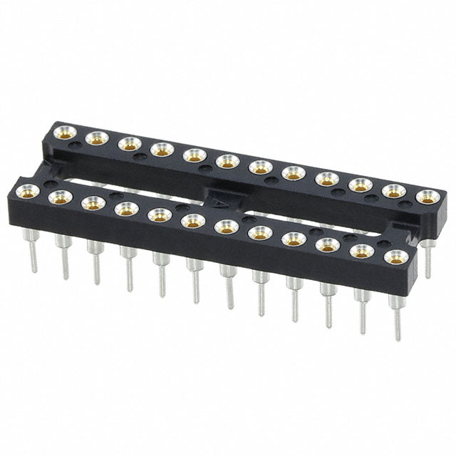 CONN IC DIP SOCKET 24POS GOLD