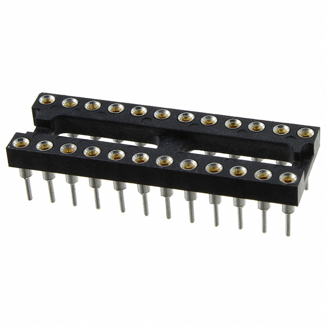 CONN IC DIP SOCKET 24POS GOLD
