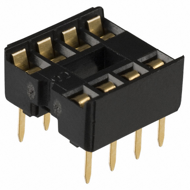 CONN IC DIP SOCKET 8POS GOLD