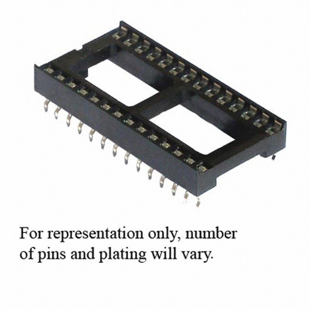 CONN IC DIP SOCKET 22POS TIN