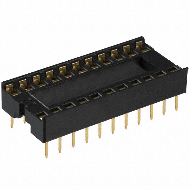 CONN IC DIP SOCKET 22POS GOLD