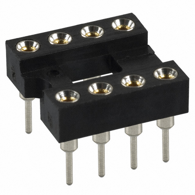 CONN IC DIP SOCKET 8POS GOLD