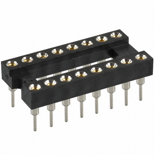 CONN IC DIP SOCKET 16POS GOLD