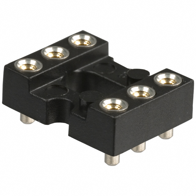 CONN IC DIP SOCKET 6POS GOLD
