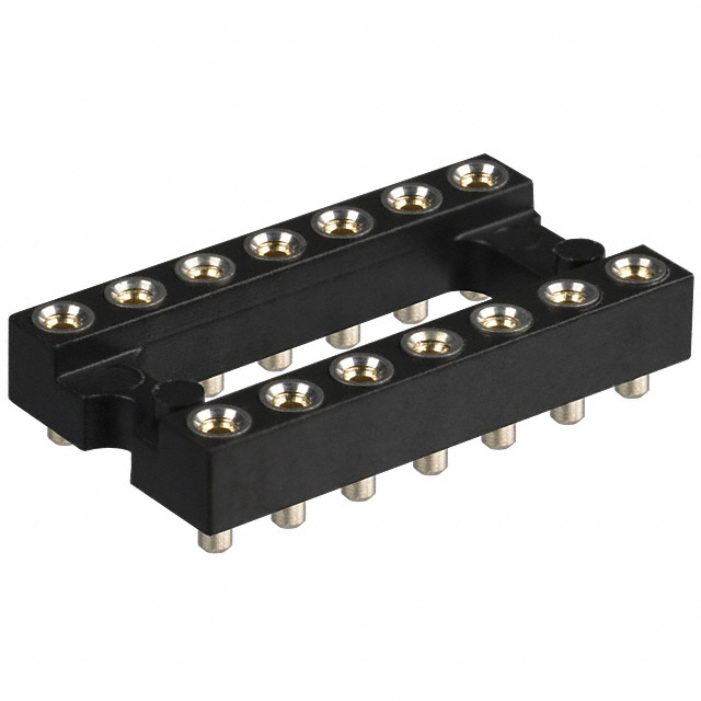 CONN IC DIP SOCKET 14POS GOLD