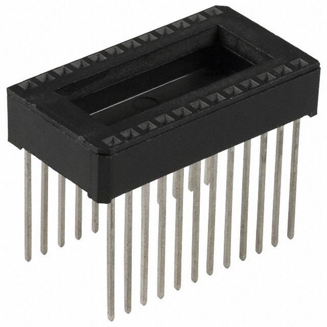 CONN IC DIP SOCKET 24POS TIN