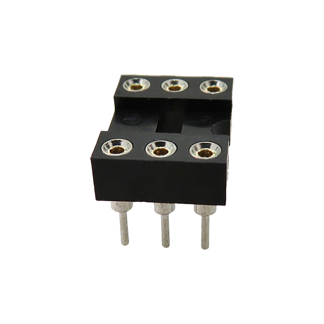 MACHINE PIN SOCKET, IC, DIP, 6P