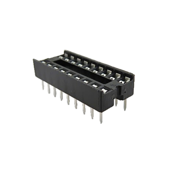 IC SOCKET, DIP, 18P 2.54MM PITCH