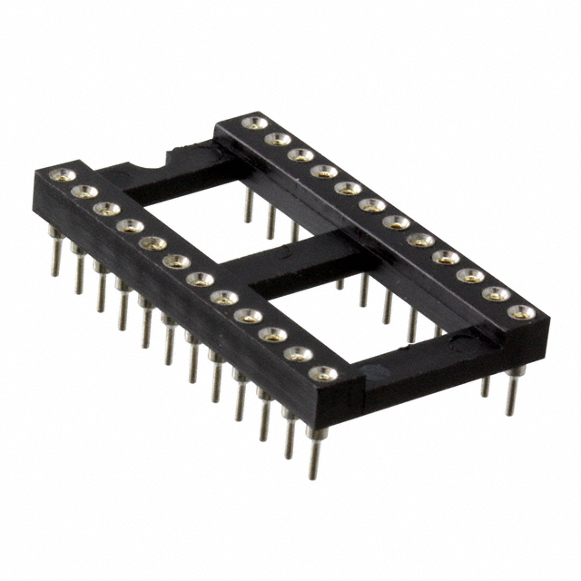 CONN IC DIP SOCKET 24POS GOLD