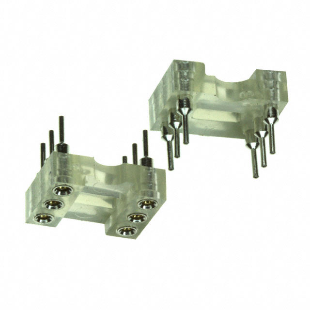 CONN IC DIP SOCKET 6POS GOLD