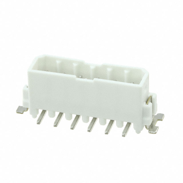 HEADER 6POS SMT WHITE