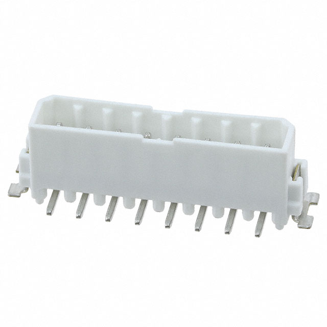 HEADER 8POS SMT WHITE