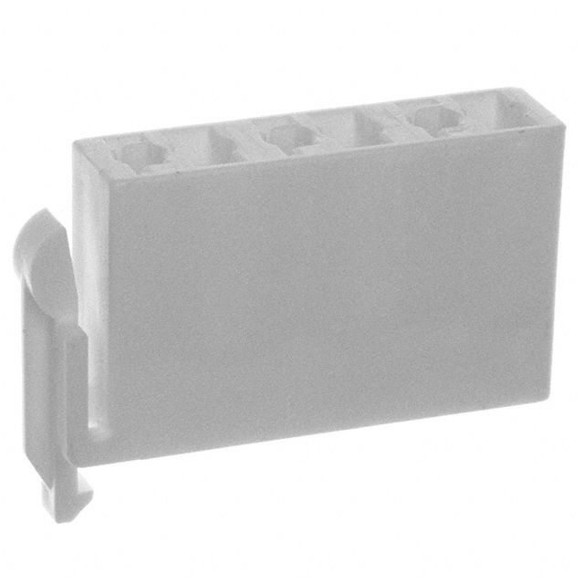 CONN HSNG RCPT&BLADE 6POS NATRL