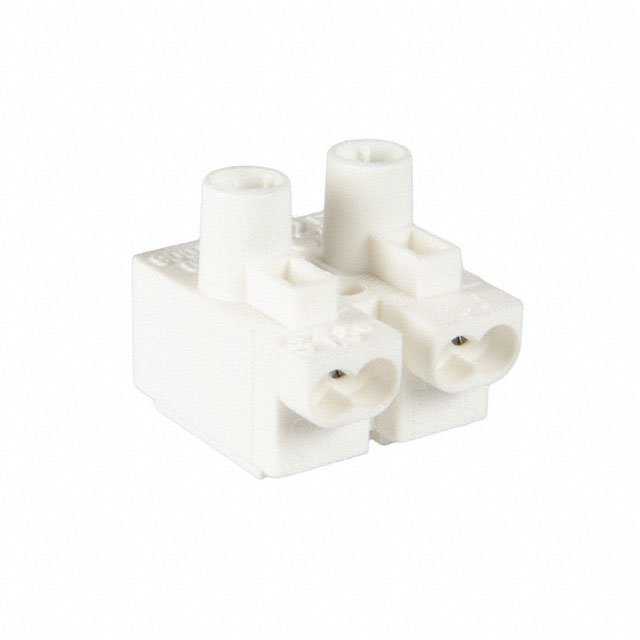 CONN TERM STRIP 2POLE SCREWLESS