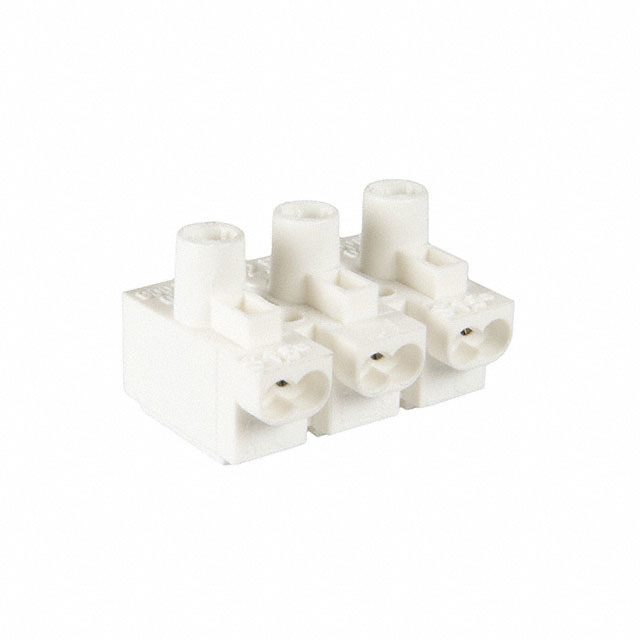 CONN TERM STRIP 3POLE SCREWLESS