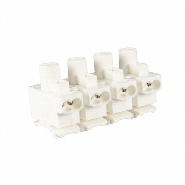 CONN TERM STRIP 4POLE SCREWLESS