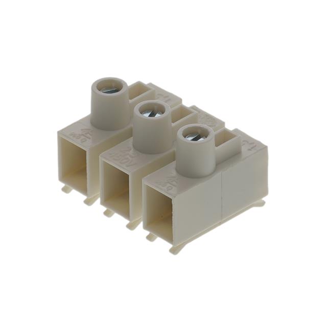 CONN TERM STRIP 3POLE SCREWLESS
