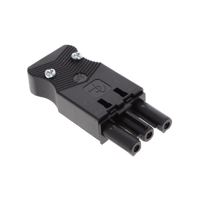 CONN RCPT 3POS SCREW W/STRAIN