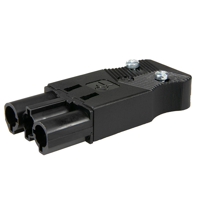 CONN PLUG 3POS SCREW W/STRAIN