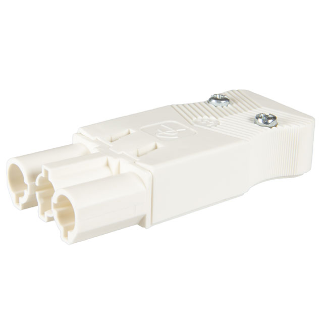 CONN PLUG 3POS SCREW W/STRAIN